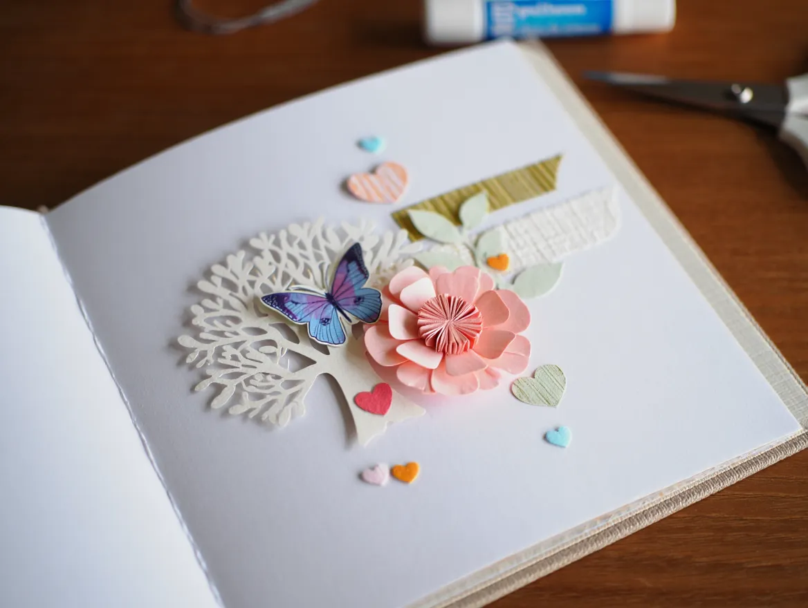 Paper creations and scrapbook pages